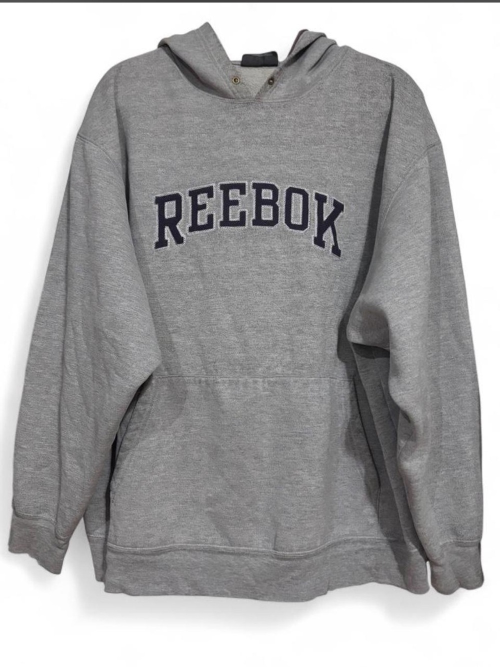 Reebok Gray Hoodie with Black Logo